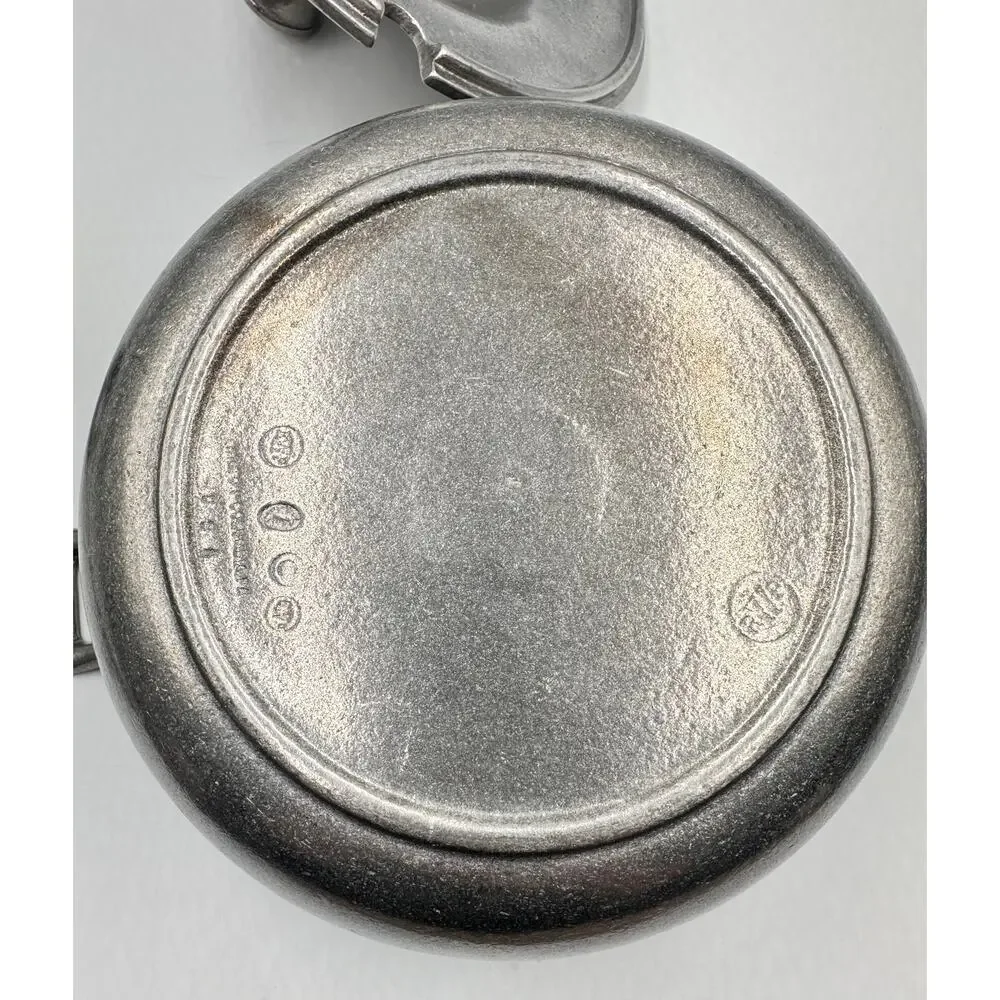 Wilton Armetale Plough Tavern Hollowware Satin Pewter Soup Tureen Lid & Ladle
